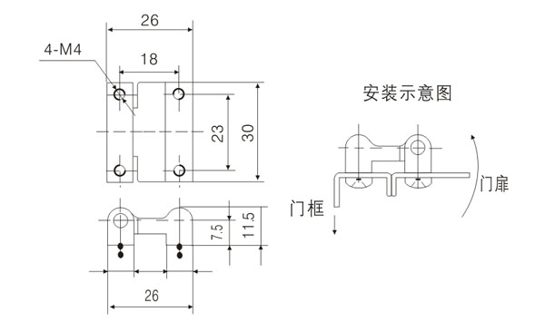 開關(guān)柜門鎖